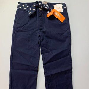 Girl's Navy Blue School Pants